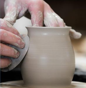 santorini pottery